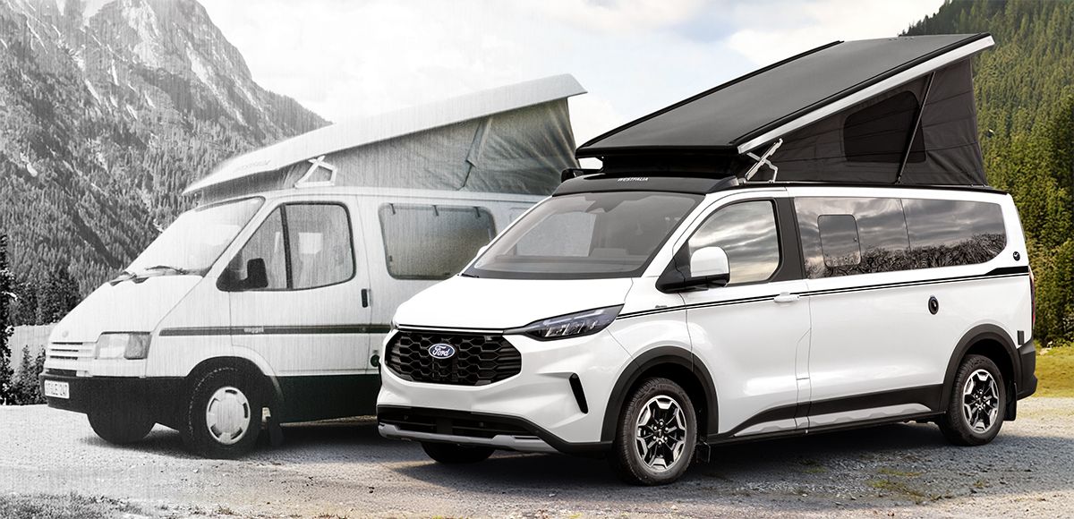 Ford feiert 40 Jahre Nugget auf dem Caravan Salon