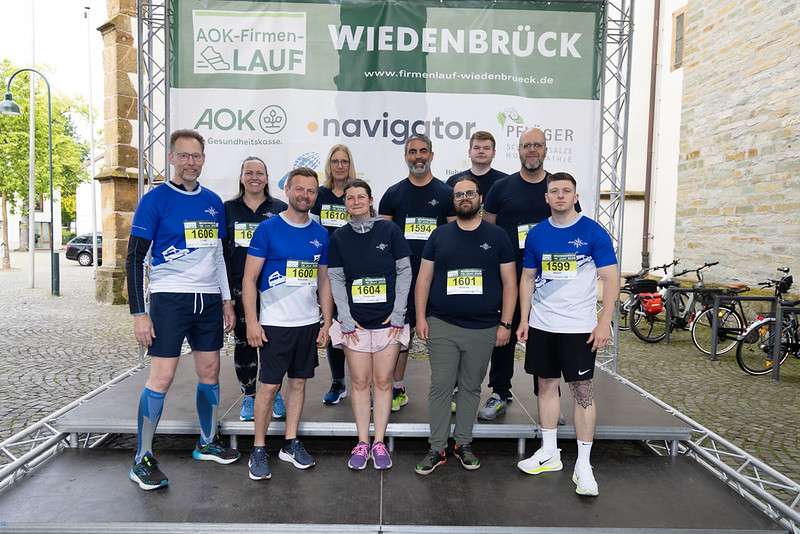 Sportlicher Teamgeist: Westfalen Mobil beim AOK Firmenlauf am Start
