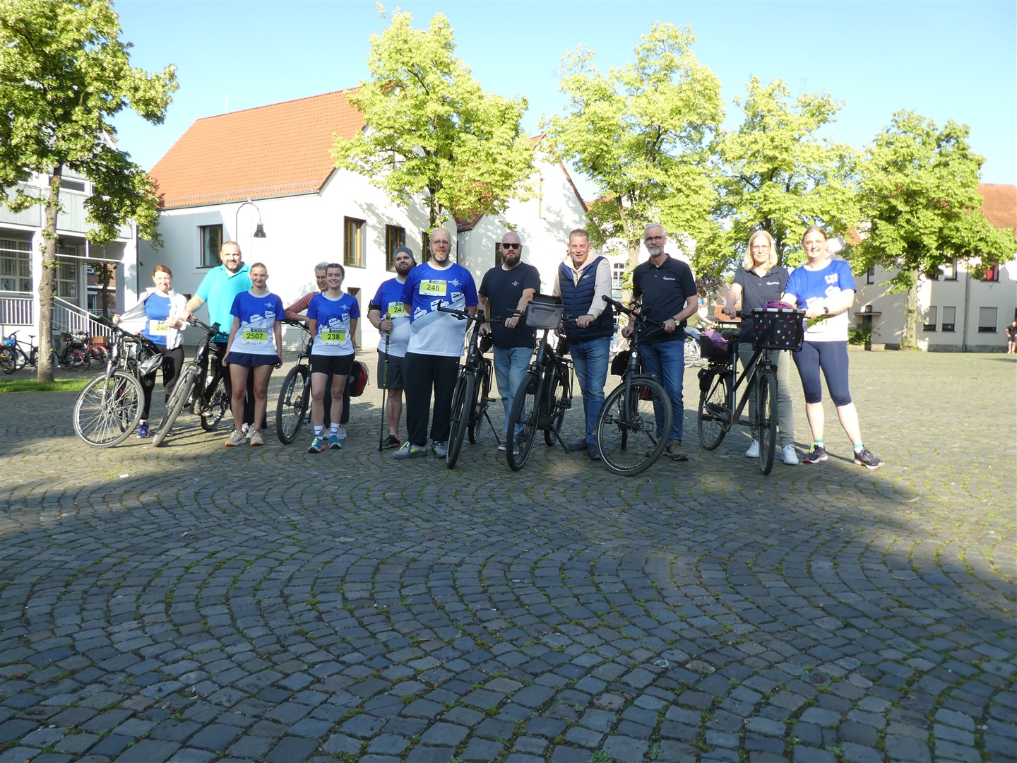 Vom Fahrrad auf die Laufstrecke