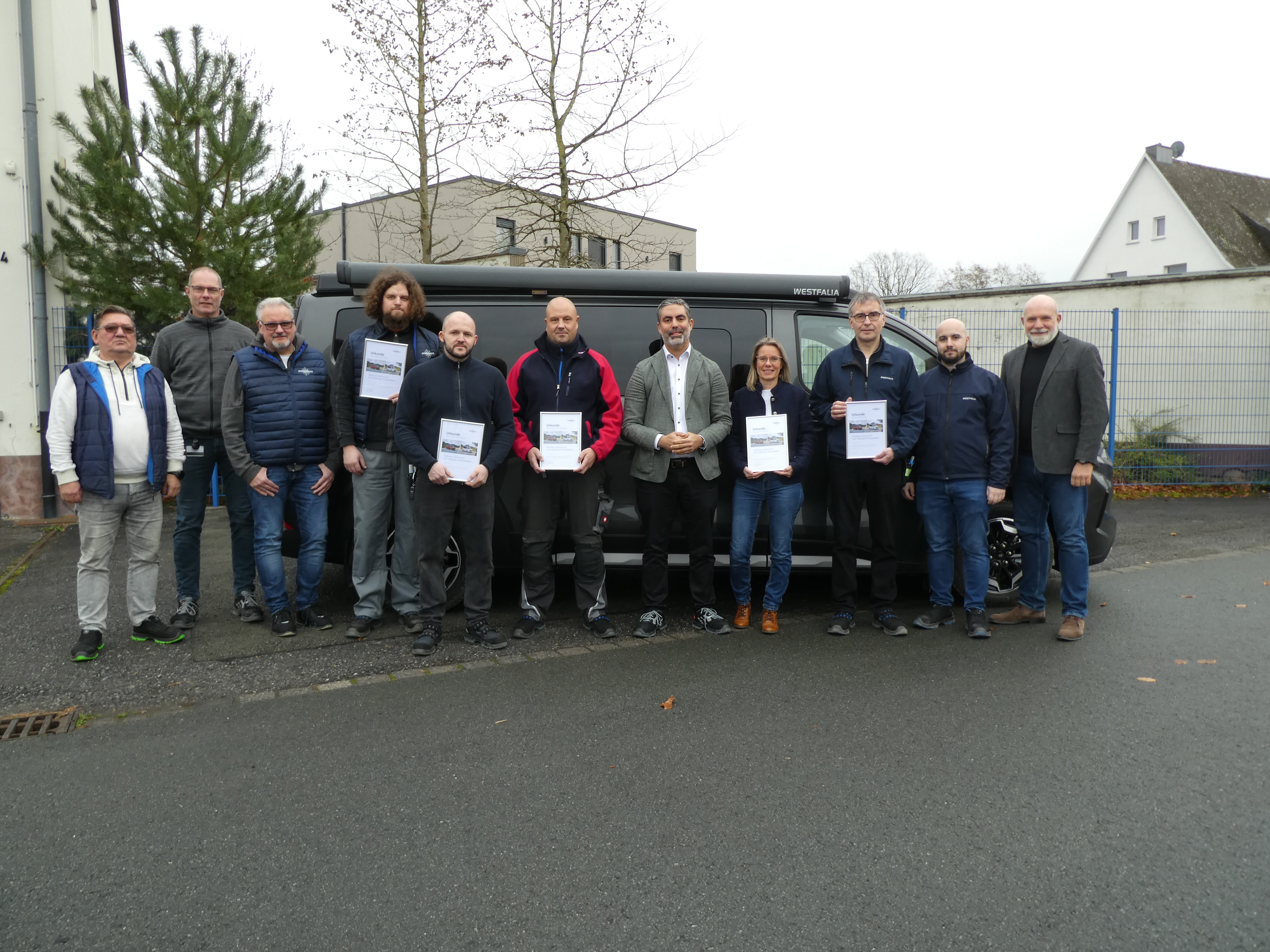 Jubilare bei Westfalen Mobil (24.11.2025)